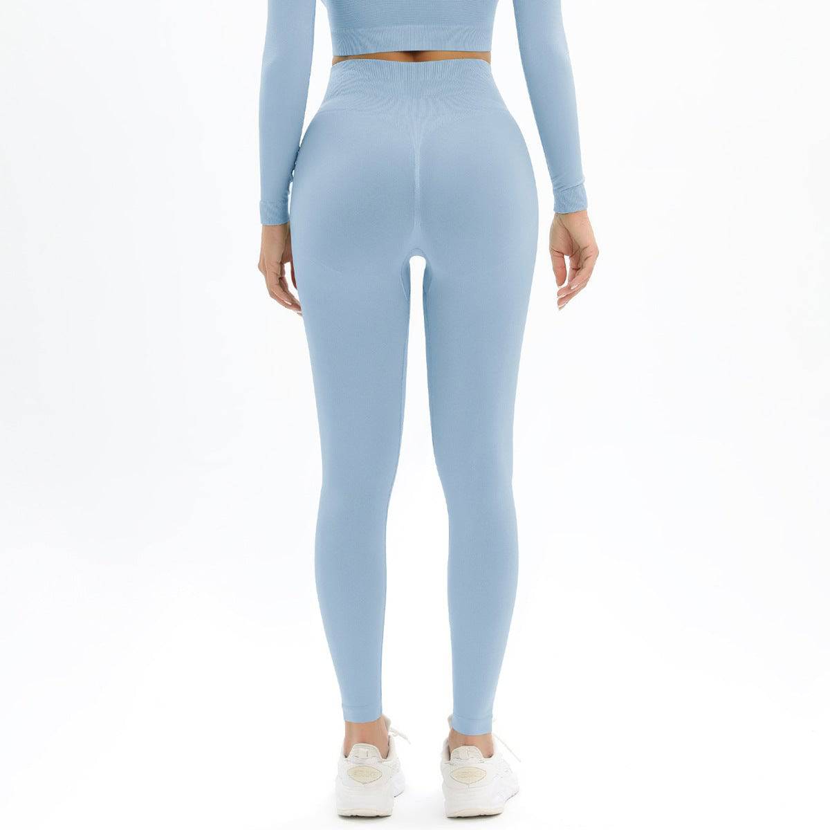 Sculpted Curves Yoga Pants for Women: High Waist Stretch Fitness Leggings with Hip-Enhancing Design    