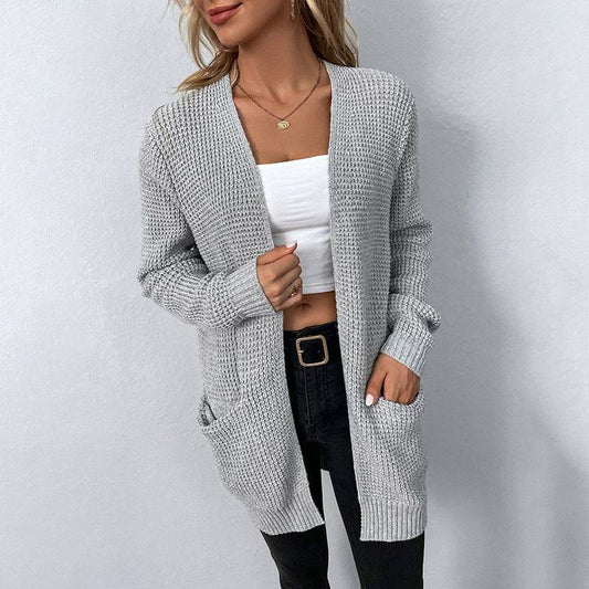 Stay Cozy and Stylish Knitted Cardigan Coat for Autumn and Winter    