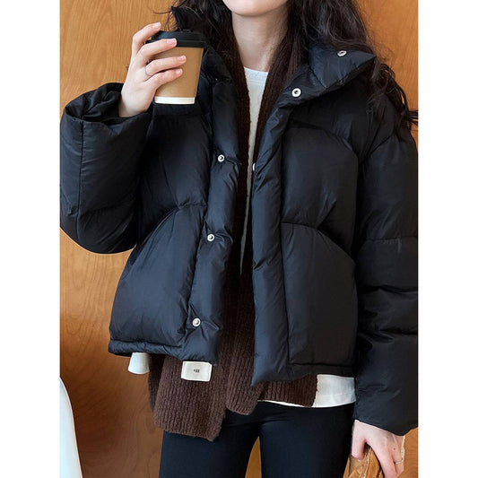 National Standard 90 White Duck Down Short Jacket for Women    