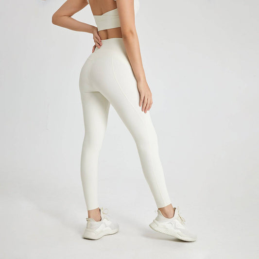 High Waist Nude Feel Yoga Pants for Women with Hip Lift Stretch    