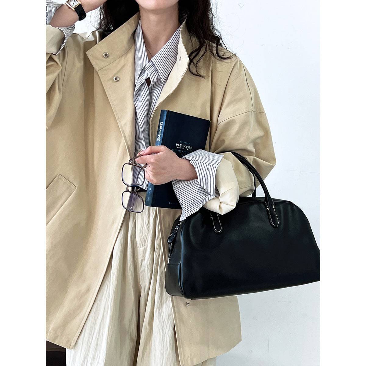 Elevate Your Wardrobe with This Classic Japanese Minimalist Trench Coat for Women    