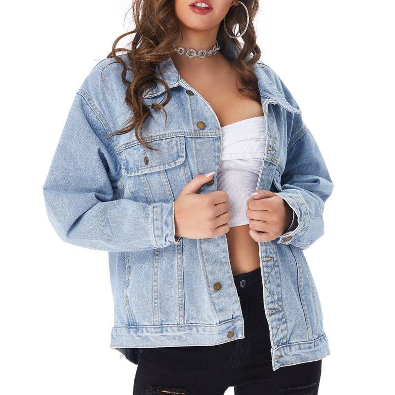 Loose Fit Women's Denim Jacket    