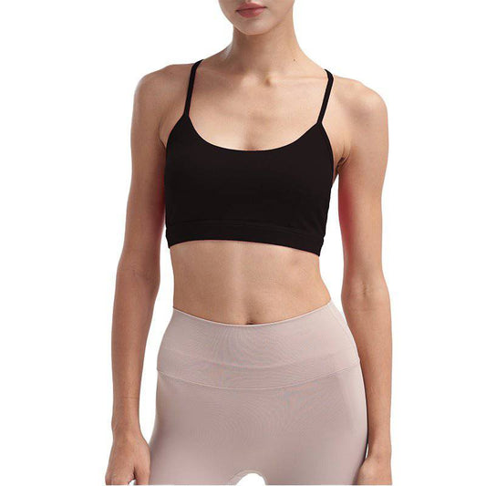 Adjustable Backless Yoga Top with Beauty Back Design    