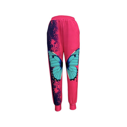 Animal Print Comfortable Sports Trousers for Women    