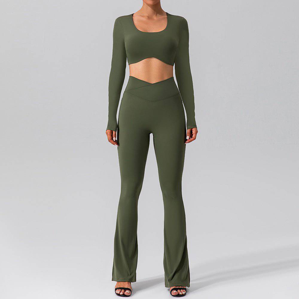 Autumn Nude Feel Long Sleeve Yoga Suit for Women
Elevate your workout experience with our Autumn Nude Feel Long Sleeve Yoga Suit  S Olive Green 