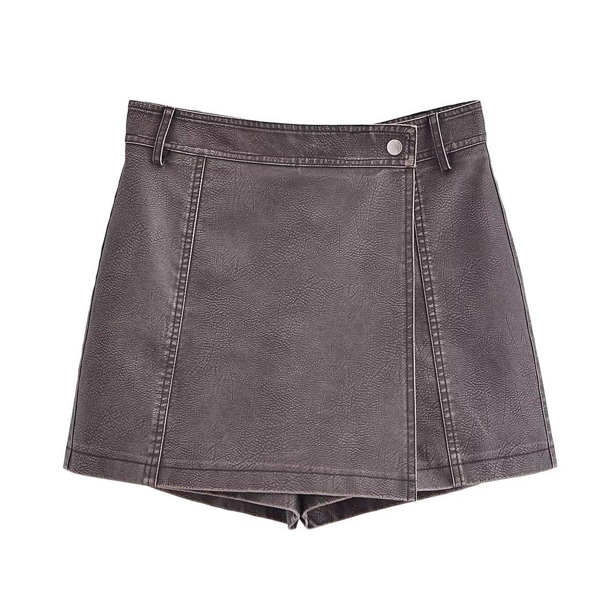 Chic Slim-fit High Waist Denim Shorts for Women    