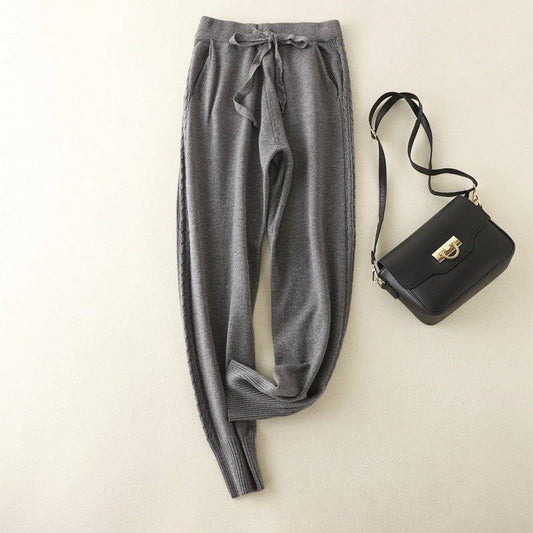 Comfortable High-Rise Jersey Harem Pants for Plus Size Women    