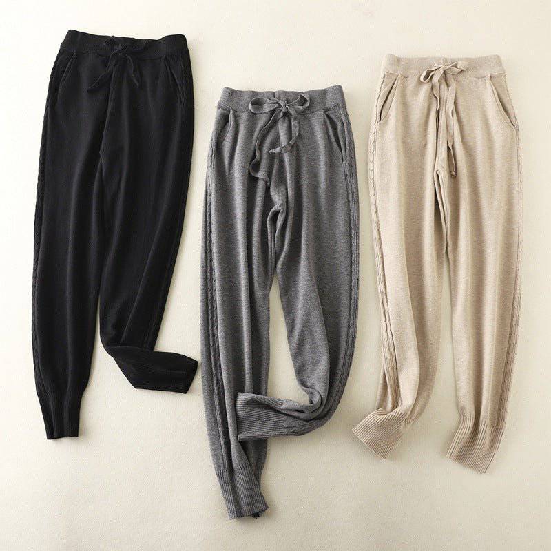 Comfortable High-Rise Jersey Harem Pants for Plus Size Women    