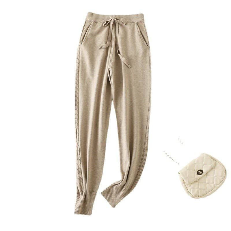 Comfortable High-Rise Jersey Harem Pants for Plus Size Women    
