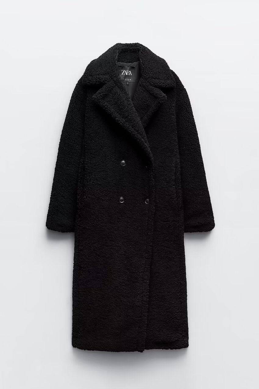 Cozy Style: Women's Thickened Lamb Wool Overcoat for Autumn/Winter  XS Black 