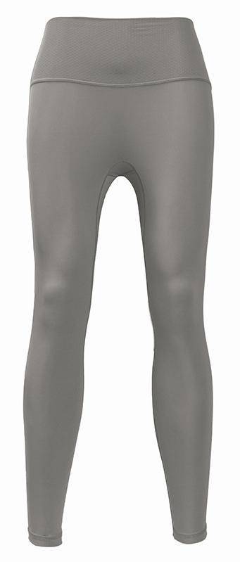 Curve-Enhancing High Waist Fitness Pants with Pockets  S Gray 