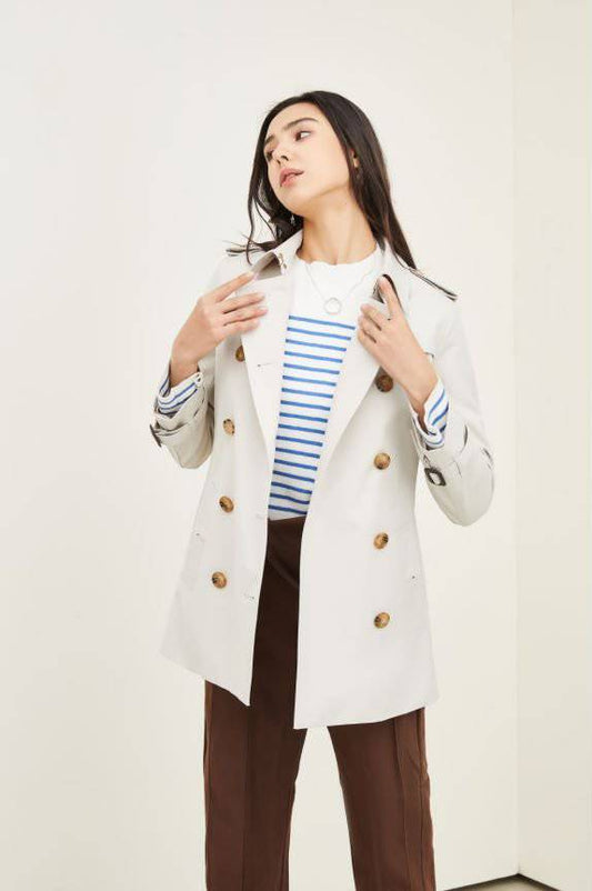 Elegant and Versatile Element Trench Coat for Women: Essential Spring and Autumn Fashion Piece    