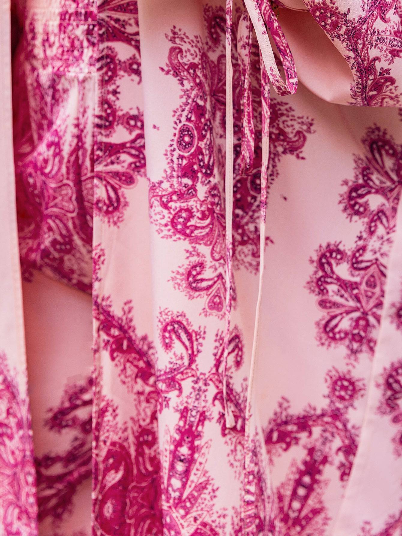 Elegant Autumn Winter Floral Suit for Plus Size Women    